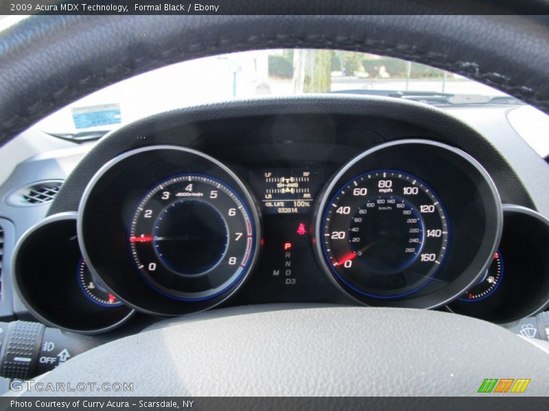 Formal Black / Ebony 2009 Acura MDX Technology