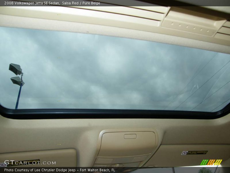 Salsa Red / Pure Beige 2008 Volkswagen Jetta SE Sedan