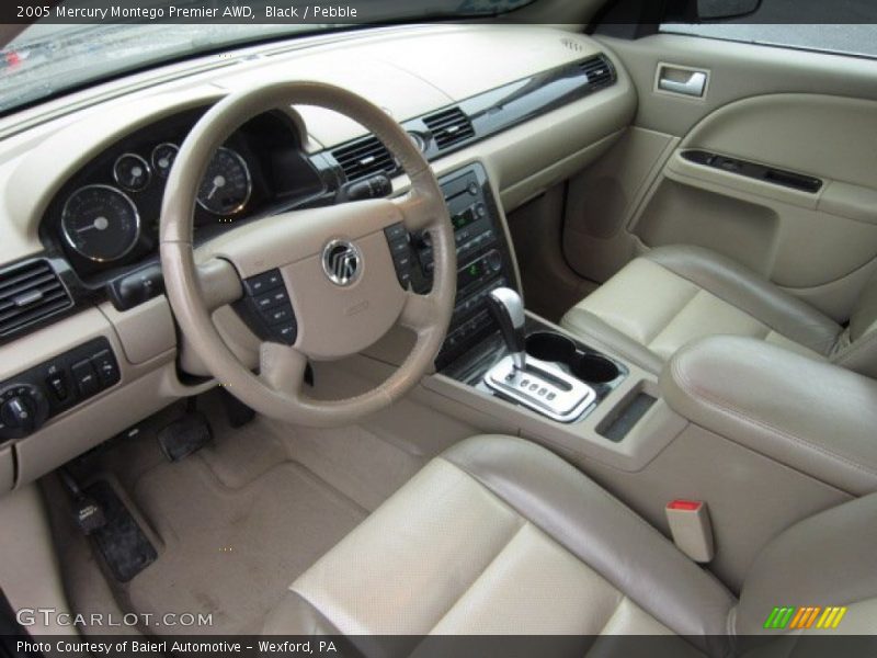 Black / Pebble 2005 Mercury Montego Premier AWD