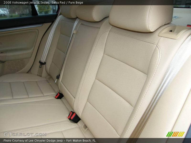 Salsa Red / Pure Beige 2008 Volkswagen Jetta SE Sedan