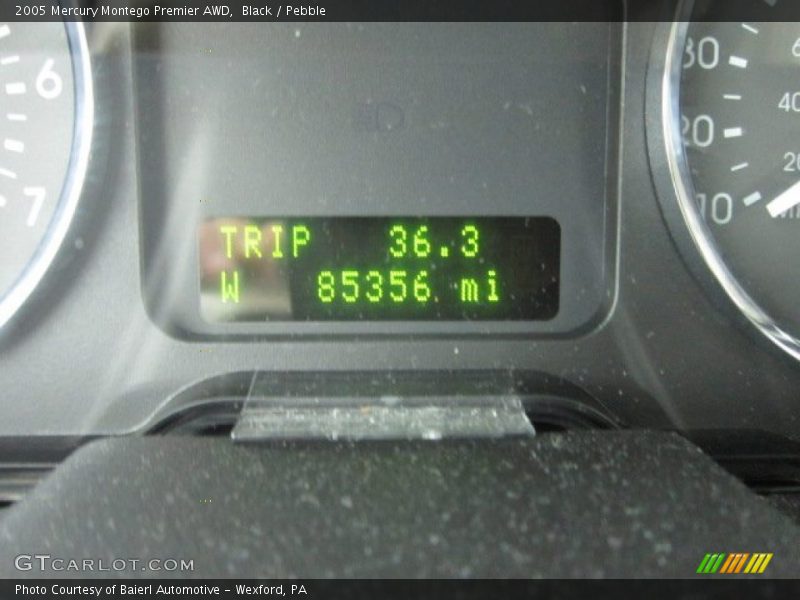 Black / Pebble 2005 Mercury Montego Premier AWD