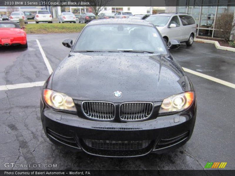 Jet Black / Black 2010 BMW 1 Series 135i Coupe