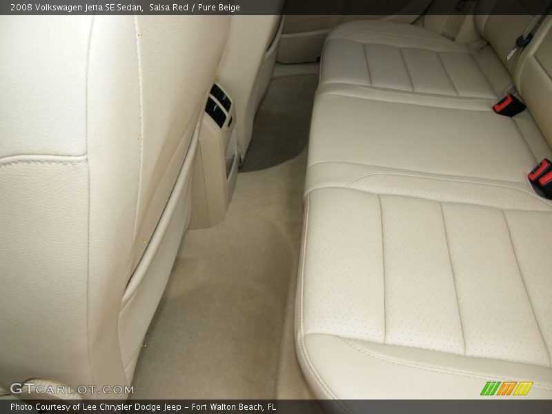 Salsa Red / Pure Beige 2008 Volkswagen Jetta SE Sedan