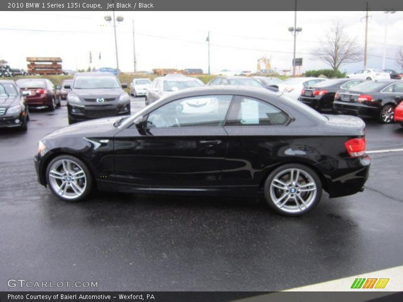 Jet Black / Black 2010 BMW 1 Series 135i Coupe