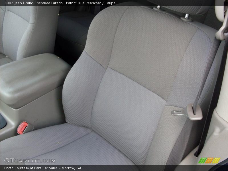 Patriot Blue Pearlcoat / Taupe 2002 Jeep Grand Cherokee Laredo