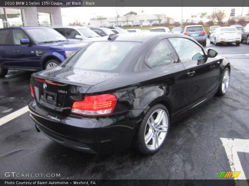 Jet Black / Black 2010 BMW 1 Series 135i Coupe