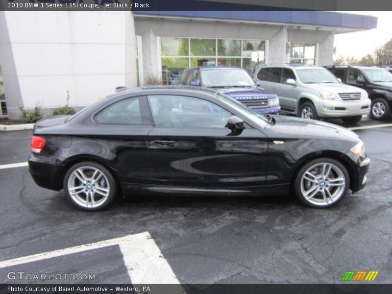 Jet Black / Black 2010 BMW 1 Series 135i Coupe