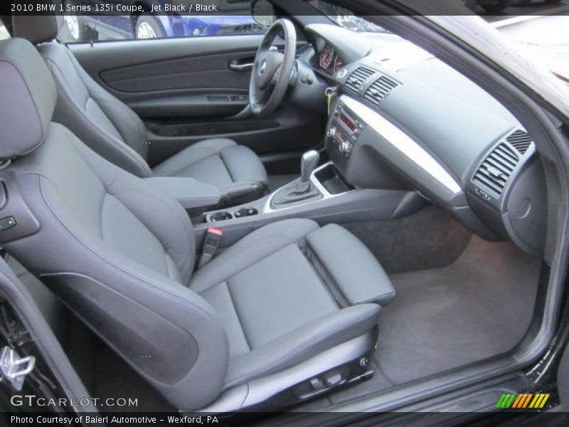 Jet Black / Black 2010 BMW 1 Series 135i Coupe