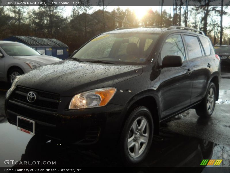 Black / Sand Beige 2009 Toyota RAV4 4WD