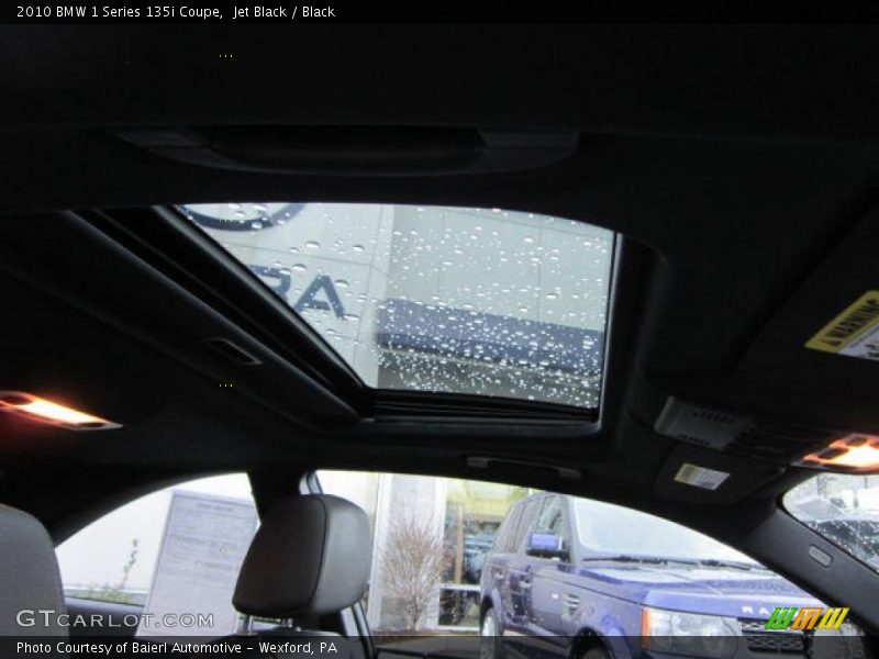 Jet Black / Black 2010 BMW 1 Series 135i Coupe