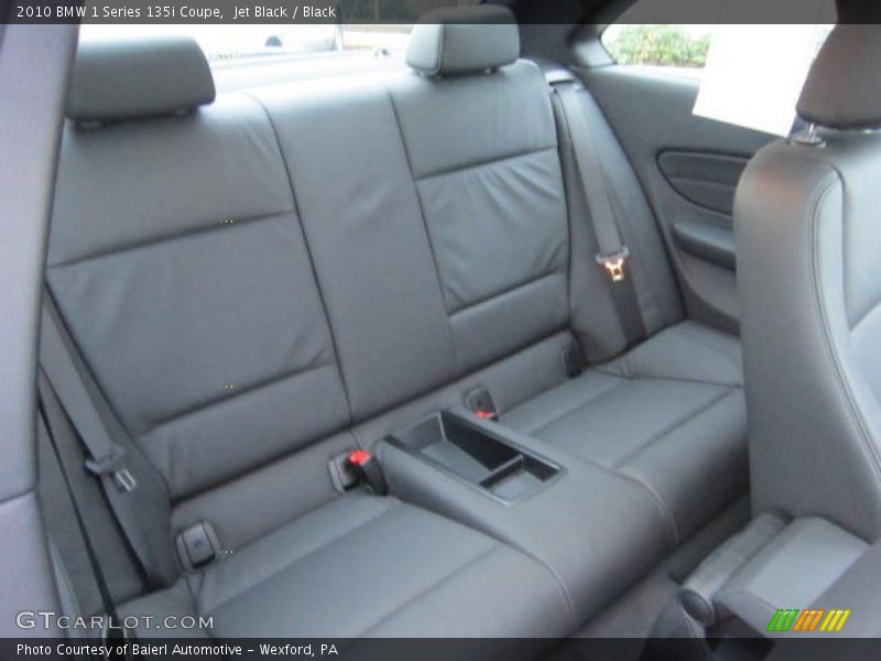 Jet Black / Black 2010 BMW 1 Series 135i Coupe
