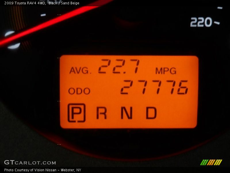 Black / Sand Beige 2009 Toyota RAV4 4WD