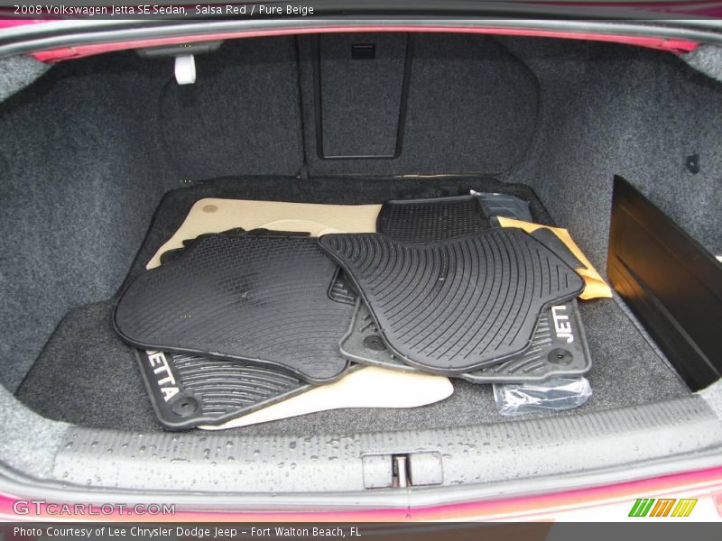 Salsa Red / Pure Beige 2008 Volkswagen Jetta SE Sedan
