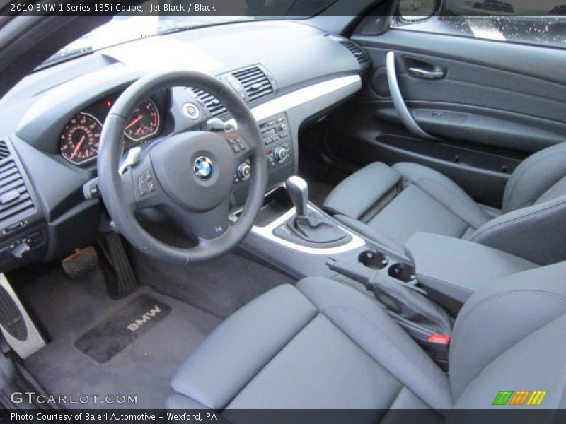 Jet Black / Black 2010 BMW 1 Series 135i Coupe