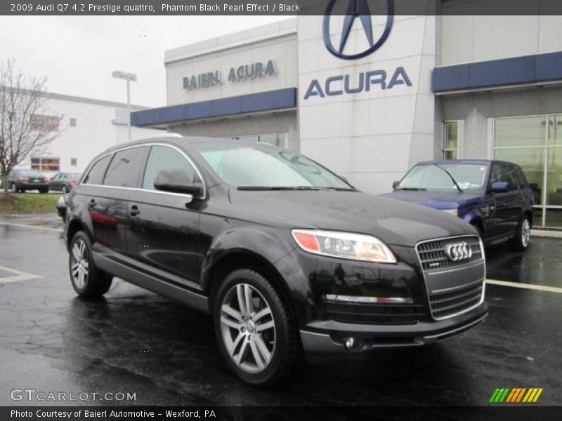 Phantom Black Pearl Effect / Black 2009 Audi Q7 4.2 Prestige quattro
