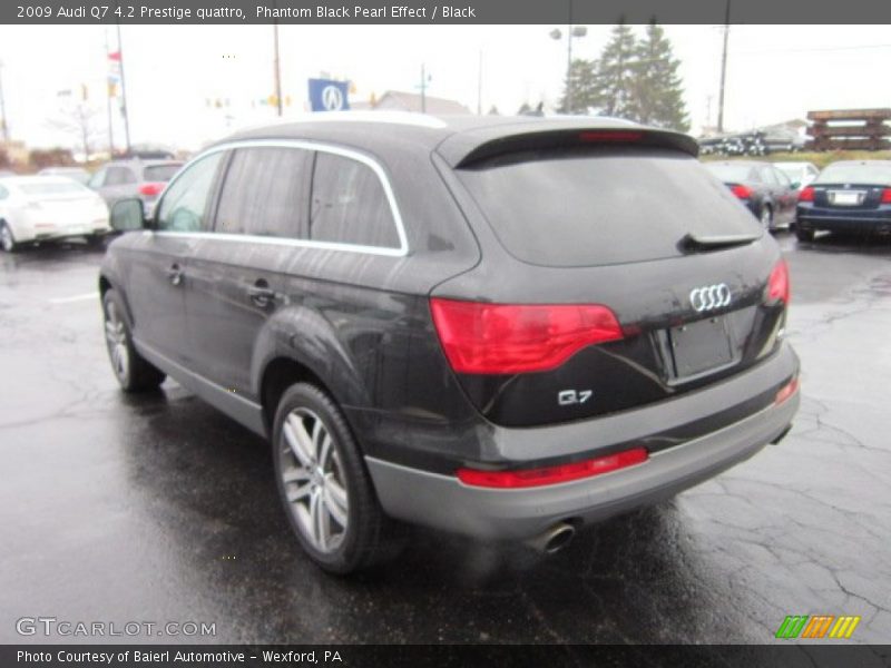 Phantom Black Pearl Effect / Black 2009 Audi Q7 4.2 Prestige quattro