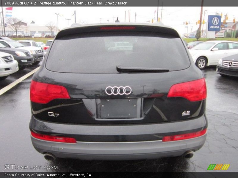 Phantom Black Pearl Effect / Black 2009 Audi Q7 4.2 Prestige quattro