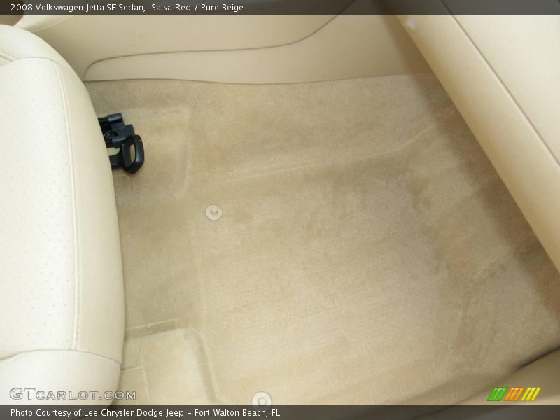 Salsa Red / Pure Beige 2008 Volkswagen Jetta SE Sedan