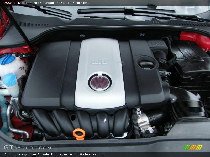Salsa Red / Pure Beige 2008 Volkswagen Jetta SE Sedan