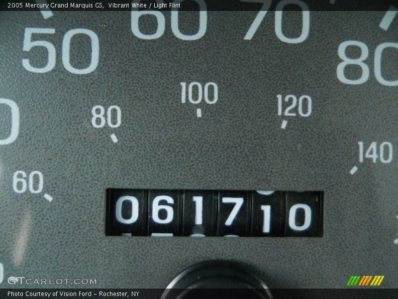 Vibrant White / Light Flint 2005 Mercury Grand Marquis GS