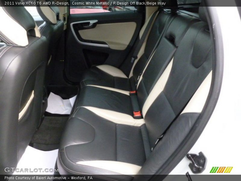 Cosmic White Metallic / R Design Off Black/Beige Inlay 2011 Volvo XC60 T6 AWD R-Design