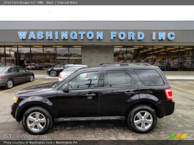Black / Charcoal Black 2010 Ford Escape XLT 4WD