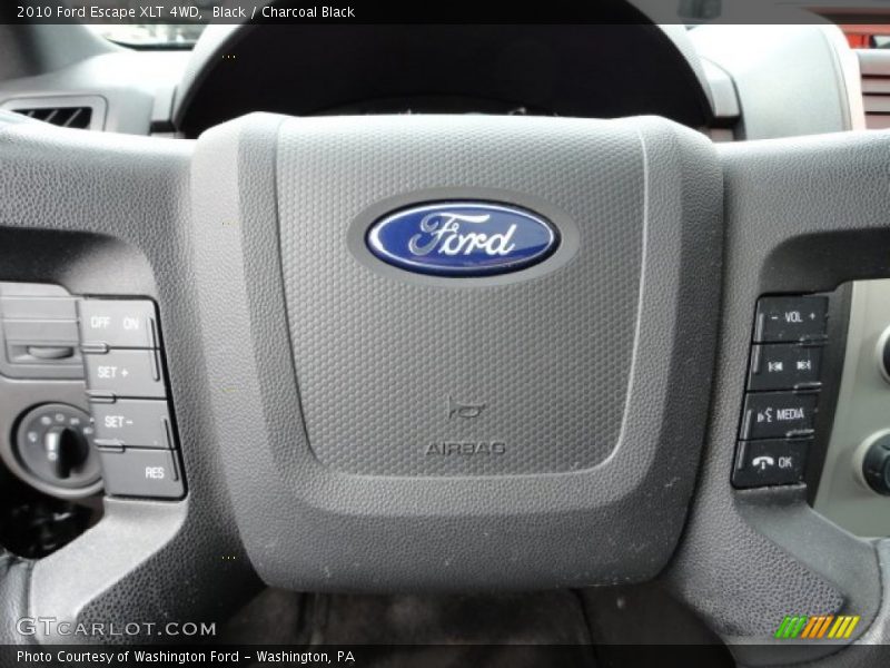 Black / Charcoal Black 2010 Ford Escape XLT 4WD