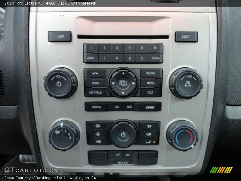 Black / Charcoal Black 2010 Ford Escape XLT 4WD