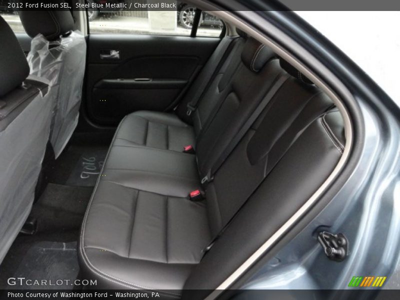 Steel Blue Metallic / Charcoal Black 2012 Ford Fusion SEL