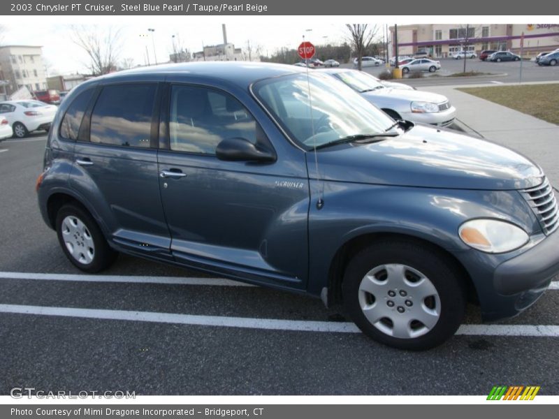 Steel Blue Pearl / Taupe/Pearl Beige 2003 Chrysler PT Cruiser