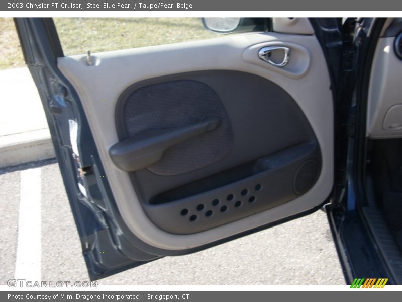 Steel Blue Pearl / Taupe/Pearl Beige 2003 Chrysler PT Cruiser