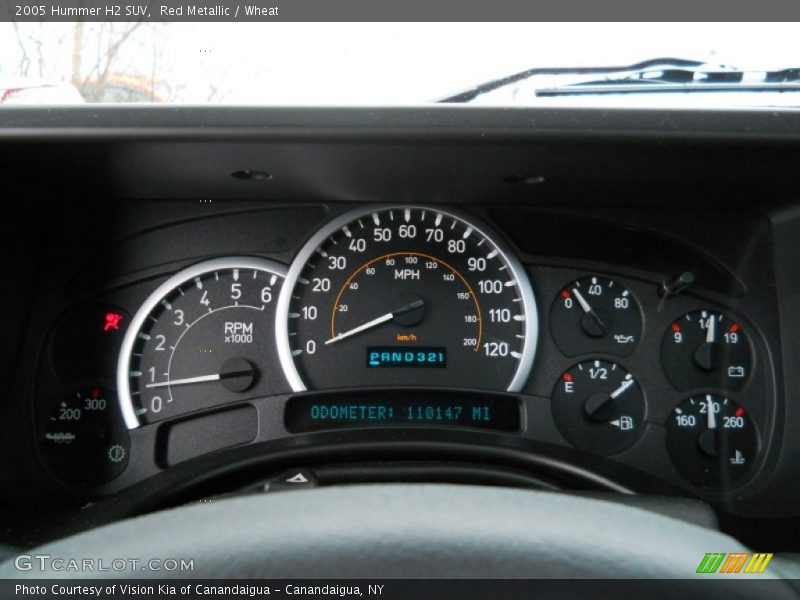  2005 H2 SUV SUV Gauges