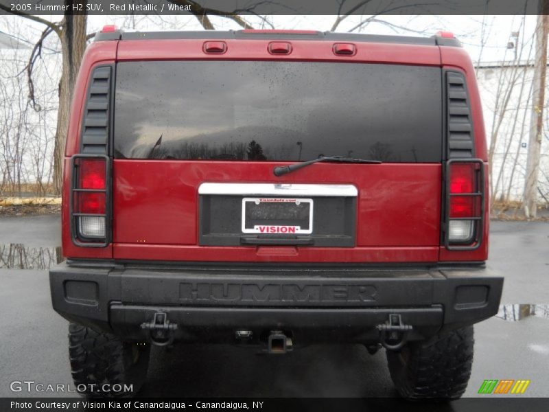 Red Metallic / Wheat 2005 Hummer H2 SUV