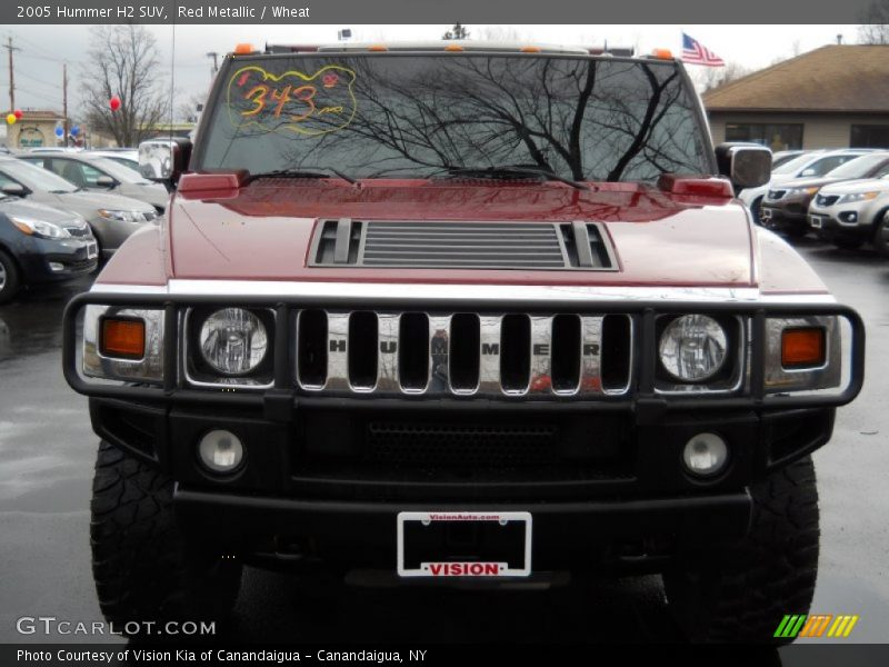 Red Metallic / Wheat 2005 Hummer H2 SUV