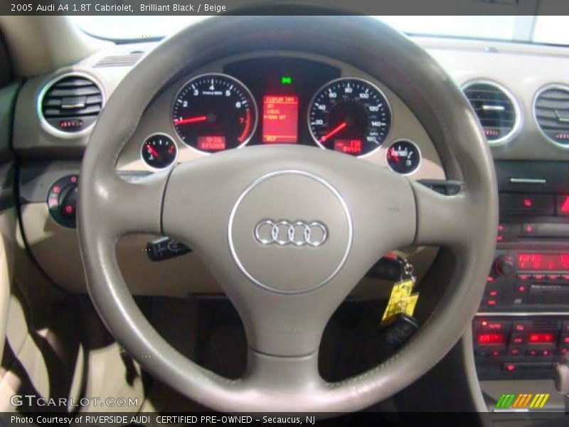 Brilliant Black / Beige 2005 Audi A4 1.8T Cabriolet