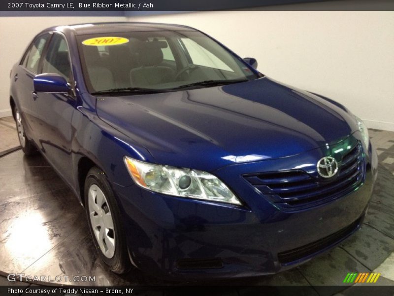 Blue Ribbon Metallic / Ash 2007 Toyota Camry LE