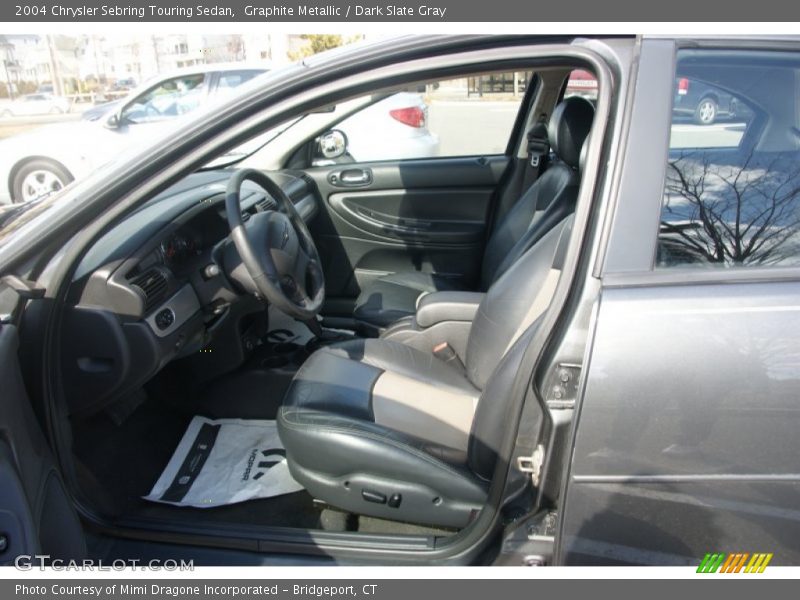 Graphite Metallic / Dark Slate Gray 2004 Chrysler Sebring Touring Sedan