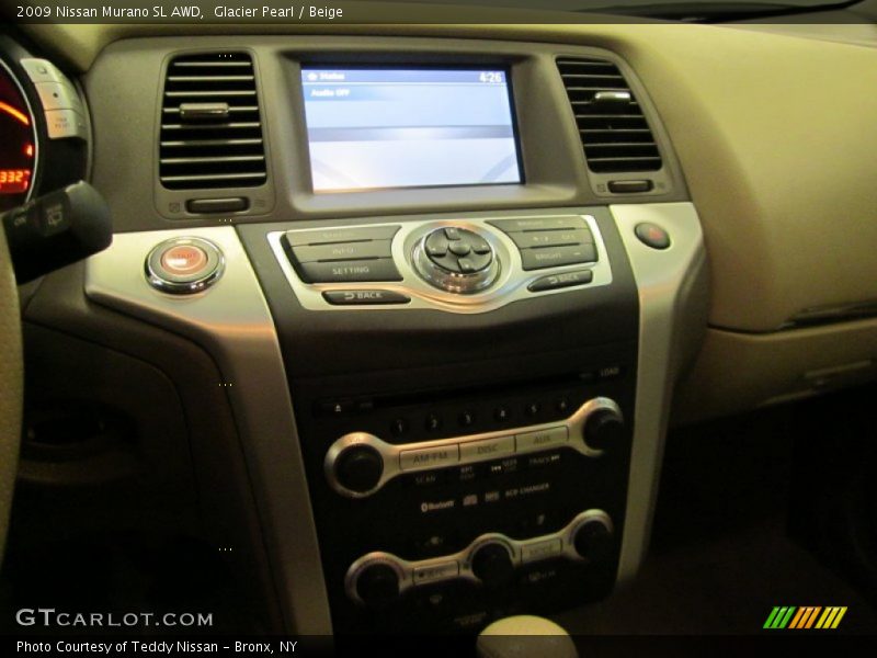 Glacier Pearl / Beige 2009 Nissan Murano SL AWD