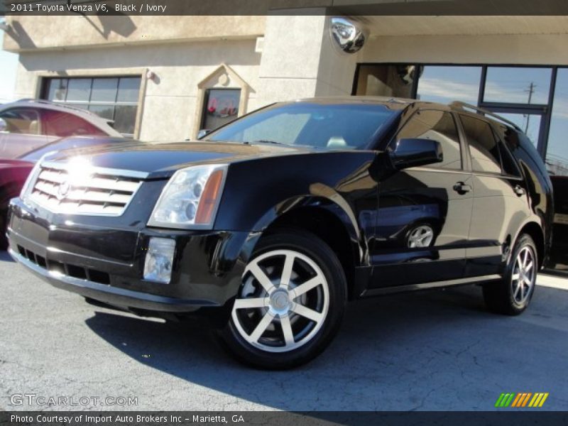 Black / Ivory 2011 Toyota Venza V6