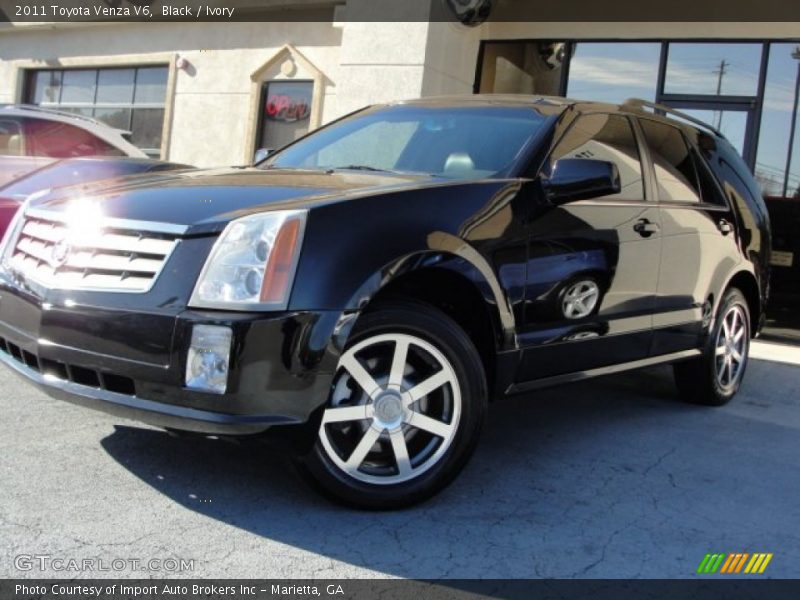 Black / Ivory 2011 Toyota Venza V6
