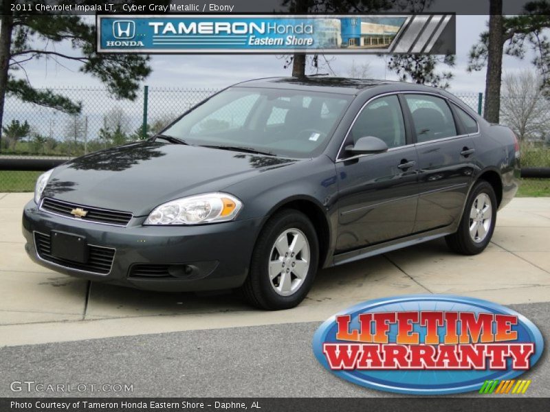 Cyber Gray Metallic / Ebony 2011 Chevrolet Impala LT