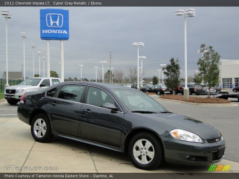 Cyber Gray Metallic / Ebony 2011 Chevrolet Impala LT