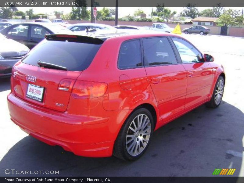 Brilliant Red / Black 2006 Audi A3 2.0T