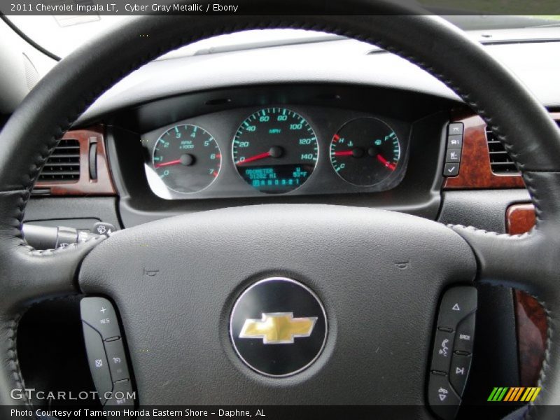 Cyber Gray Metallic / Ebony 2011 Chevrolet Impala LT