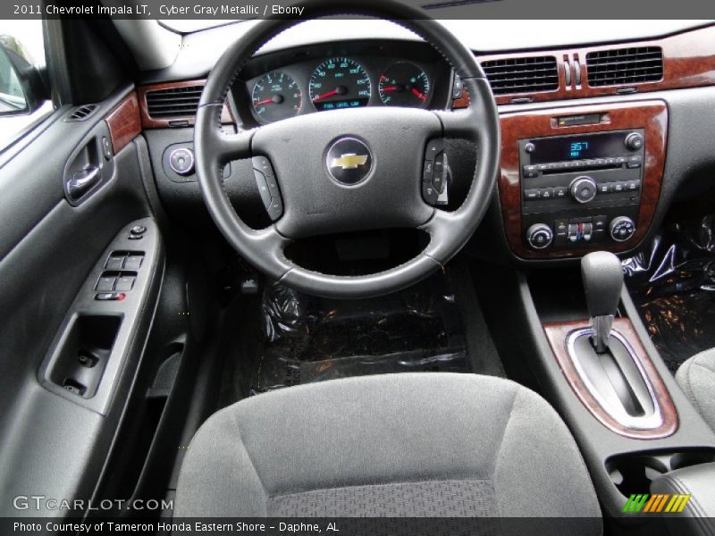 Cyber Gray Metallic / Ebony 2011 Chevrolet Impala LT