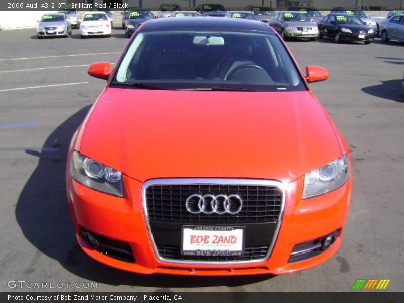 Brilliant Red / Black 2006 Audi A3 2.0T