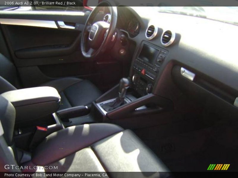 Brilliant Red / Black 2006 Audi A3 2.0T