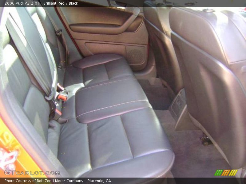 Brilliant Red / Black 2006 Audi A3 2.0T
