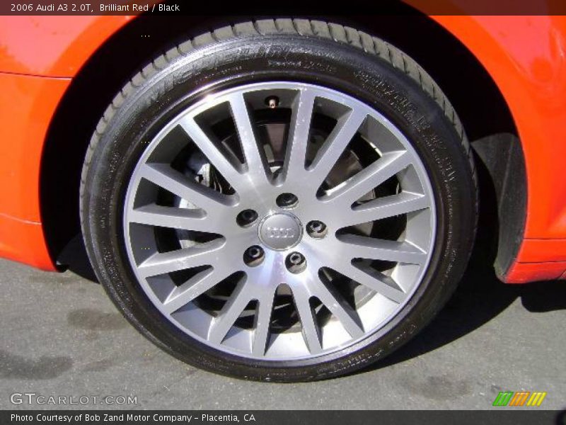 Brilliant Red / Black 2006 Audi A3 2.0T