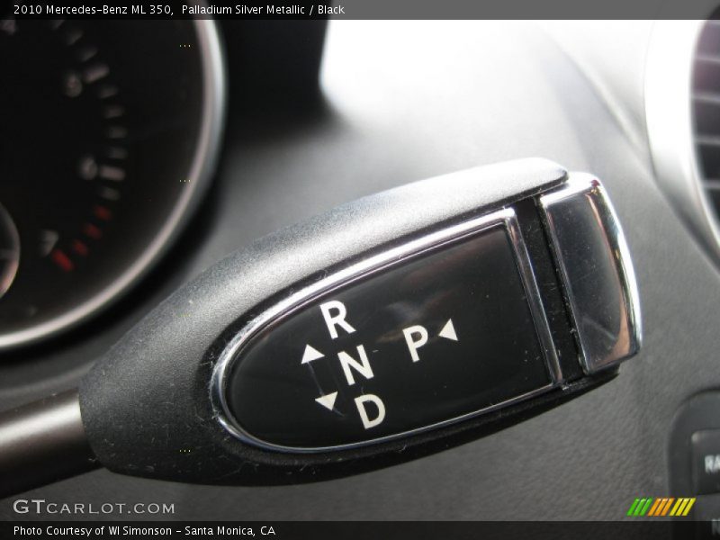Palladium Silver Metallic / Black 2010 Mercedes-Benz ML 350